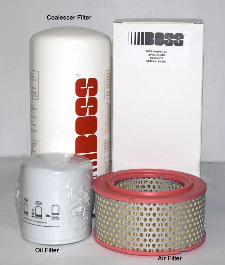 Boss Series 35 Air Compressor Filter Kit - BSK-AOC-35RS