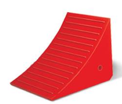 Checkers MC1210 Truck Wheel Chocks - 17" Urethane Wheel Chock