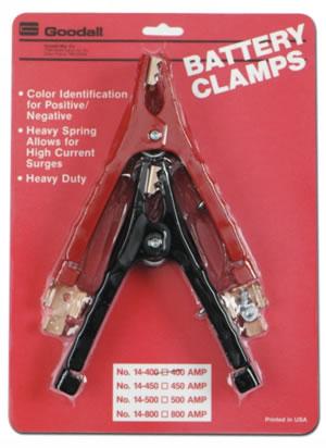 Goodall 14-400 - 400 Amp Battery Clamps - Pair