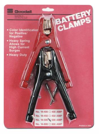 Goodall 14-500 - 500 Amp Battery Clamps - Pair