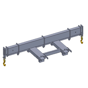 Forklift Spreader Bar - 10000 Lb Capacity - Haugen MASPR-1015