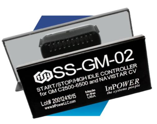 InPower SS-GM-02 Start/Stop/High Idle Control Module for GM C2500-6500 and Navistar CV