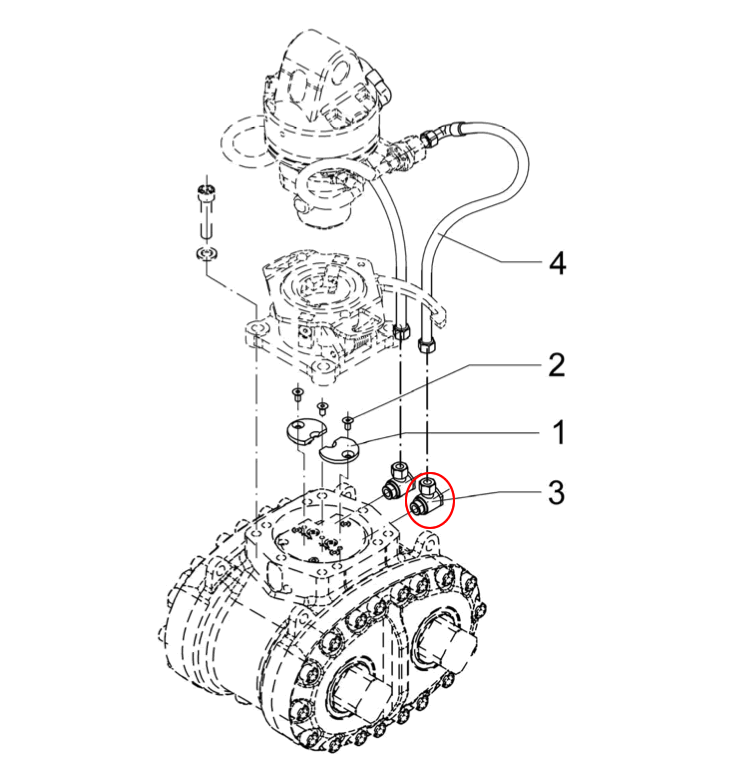 Kinshofer 291013073 Hydraulic Fitting