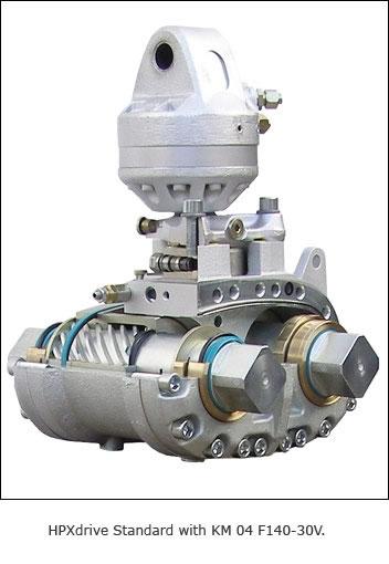 Kinshofer HPX Drive features no hydraulic cylinders to leak or wear out.