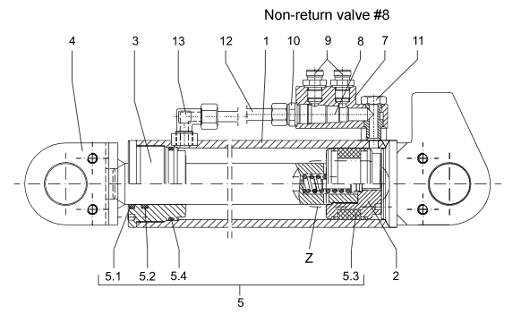 Kinshofer KM602 Hydraulic Diverter Valve (#8 on Diagram)