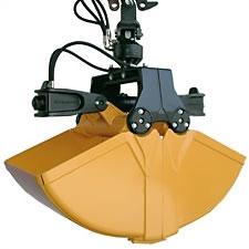 Kinshofer KM605C Clamshell Bucket with Horizontal Cylinder
