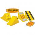 Checkers AT3514-FBAC-Y Wheel Chocks