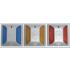LED Flares are available in blue, amber or red