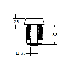 Lock Cylinder For Paddle Handles - 1-9600-51-J201